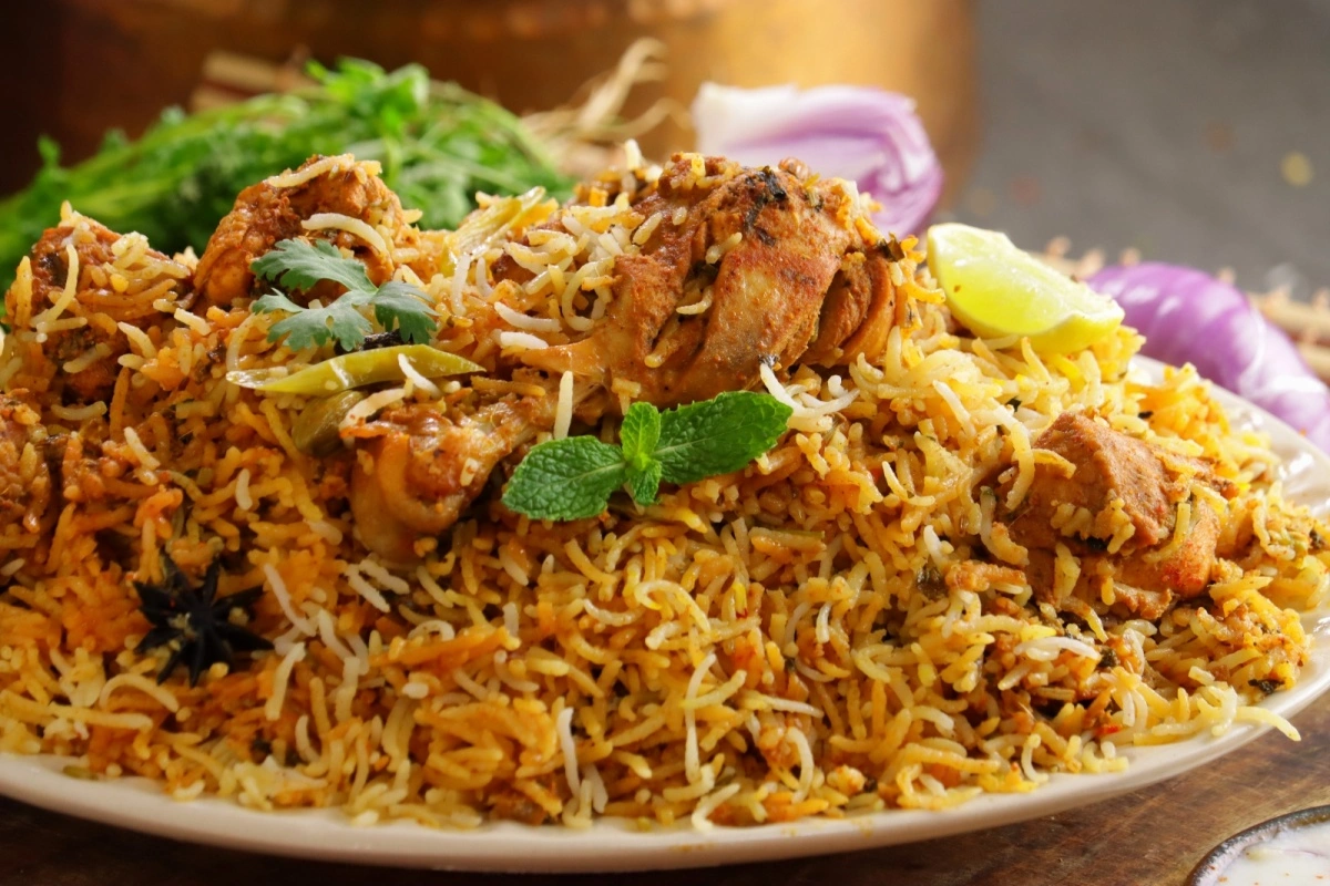 Delicious Chicken Dum Biryani at Calgary Hot Plate Restaurant & Sweets in Calgary, AB