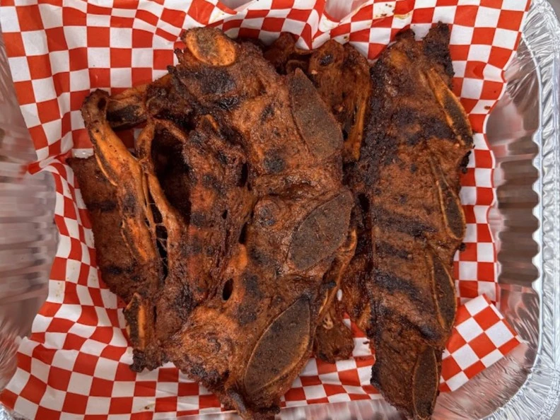 Delicious Special BBQ Ribs at Calgary Hot Plate Restaurant & Sweets in Calgary, AB